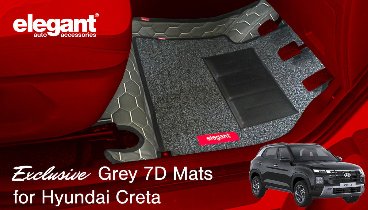 Perfect Match for Your Creta: Exclusive Grey 7D Mats