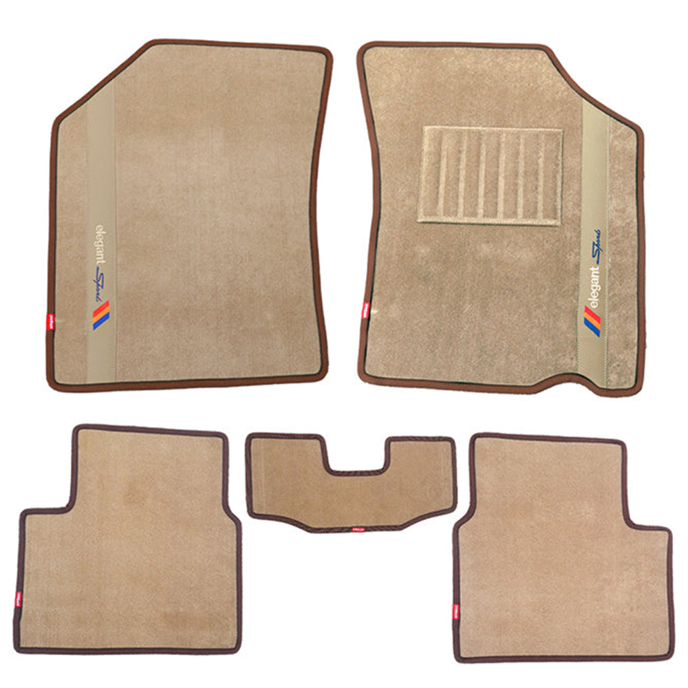 Sports Car Floor Mat Beige For Mahindra XUV 3XO