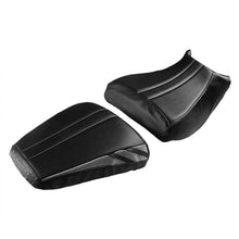 Load image into Gallery viewer, Bolt Sports Twin Bike Seat Cover Black and Silver for KTM Duke

