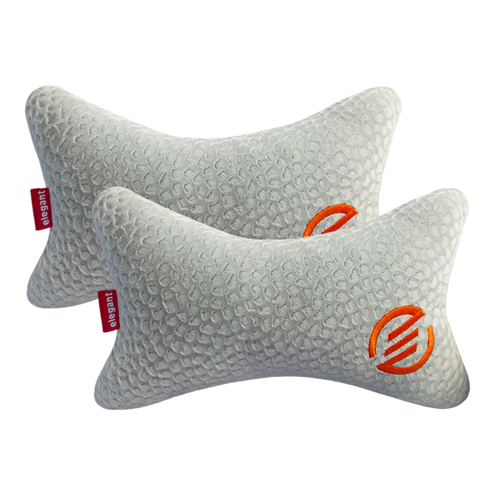 Elegant Comfy Velvet Cushion & Neck Rest Car Pillow CU12