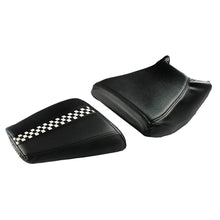 Gallop Style Twin Bike Seat Cover Black and White
