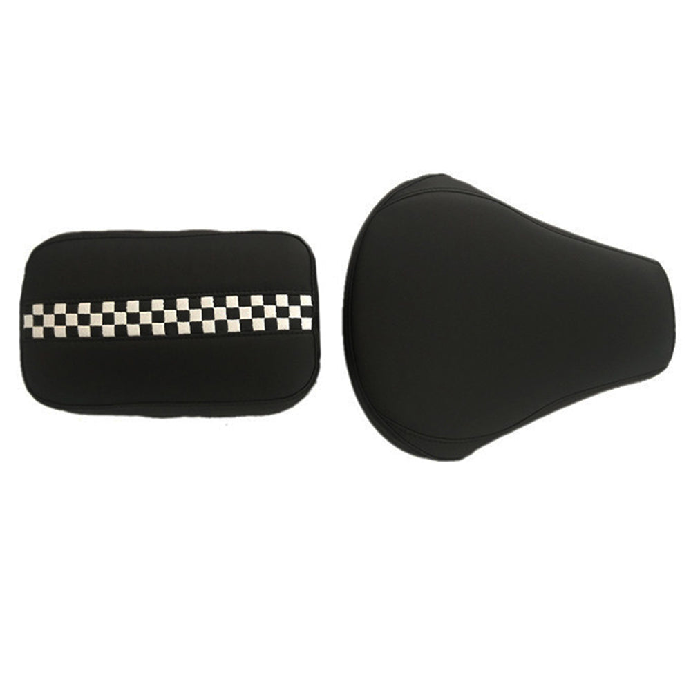 Gallop Style Twin Bike Seat Cover Black and White for Bullet