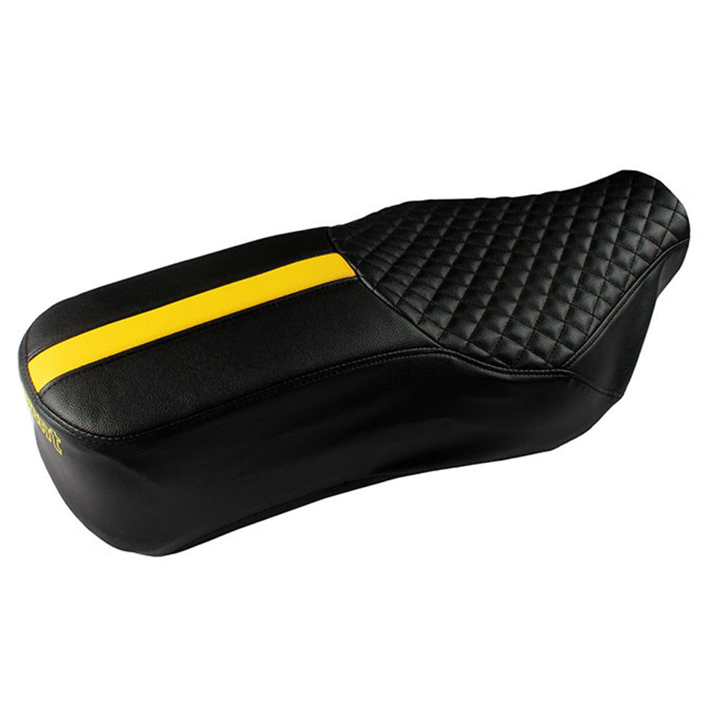 Cameo Sports Bike Seat Cover Black and Yellow