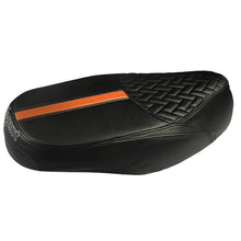 Lusso Luxury Scooter Seat Cover Black and Tan
