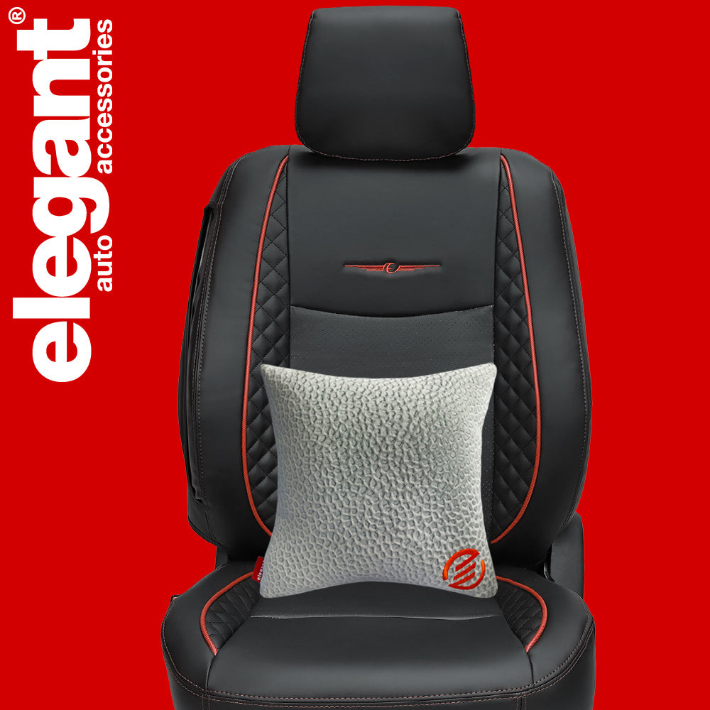 Elegant Comfy Velvet Cushion & Neck Rest Car Pillow CU12