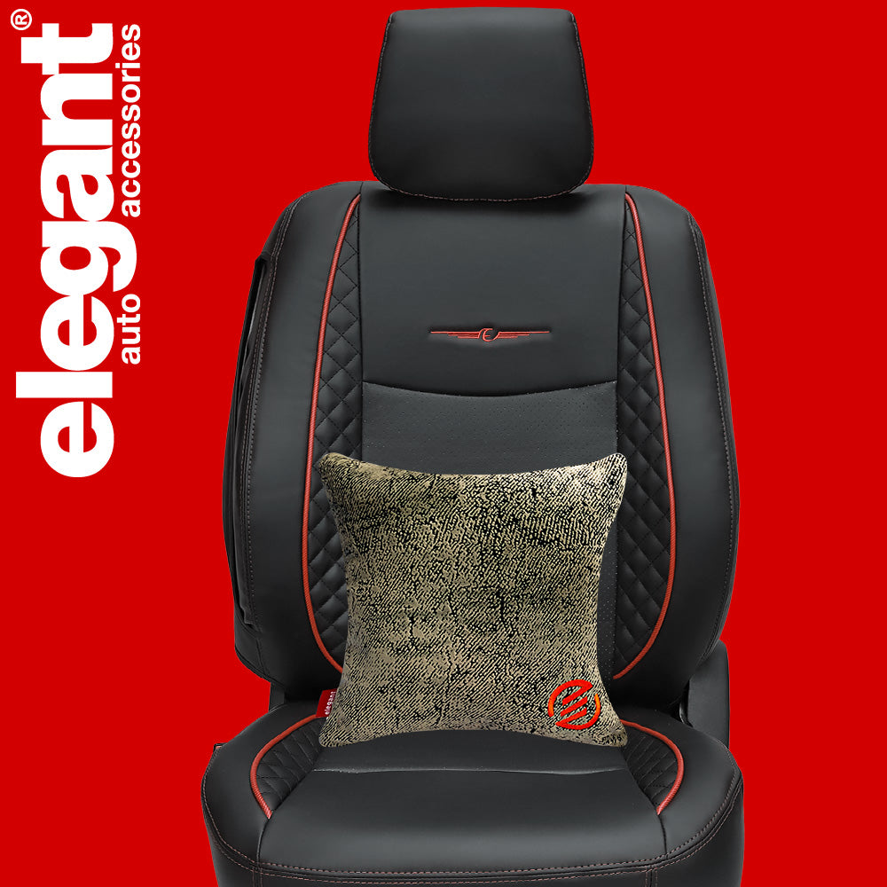 Elegant Comfy Velvet Cushion & Neck Rest Car Pillow CU13