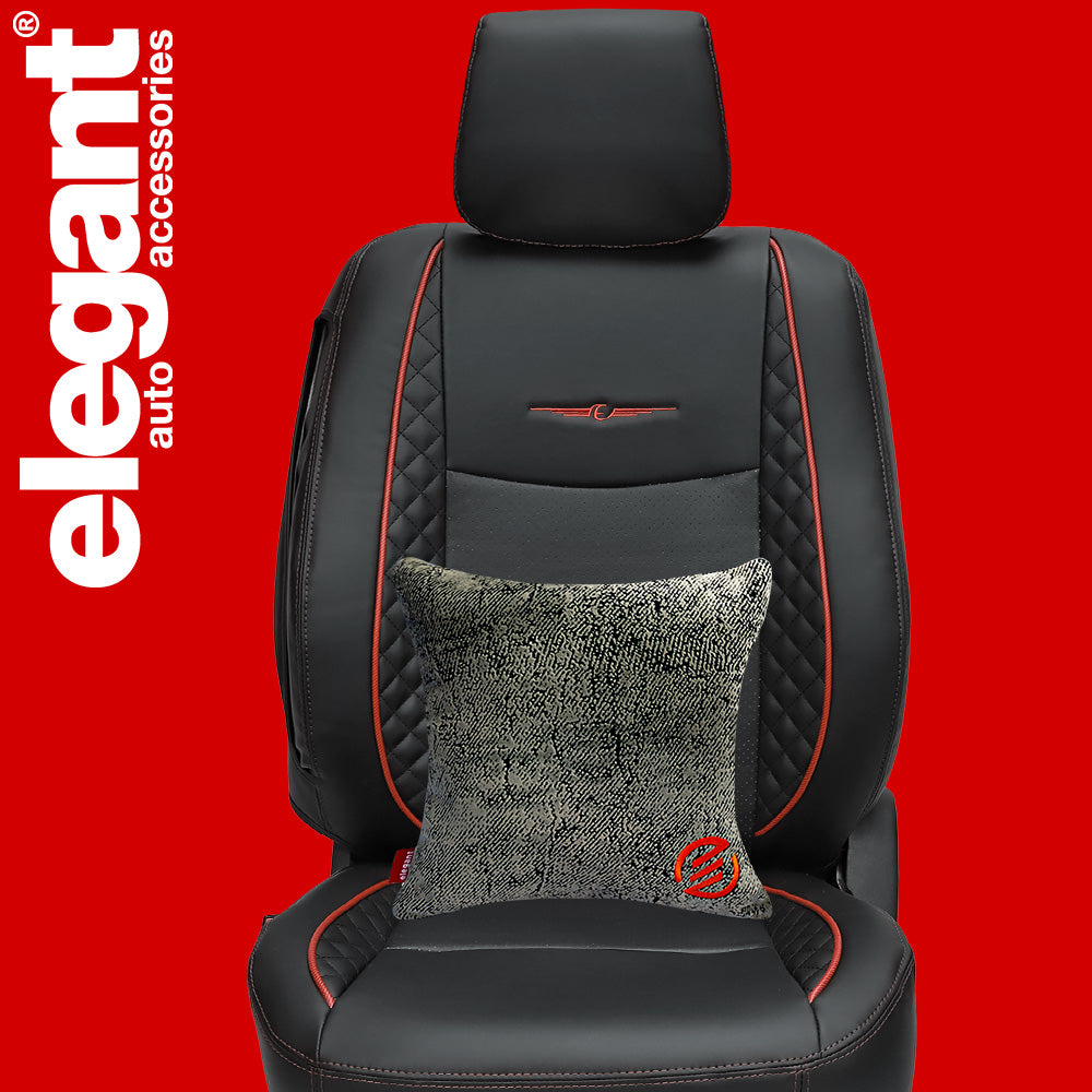 Elegant Comfy Velvet Cushion & Neck Rest Car Pillow CU13