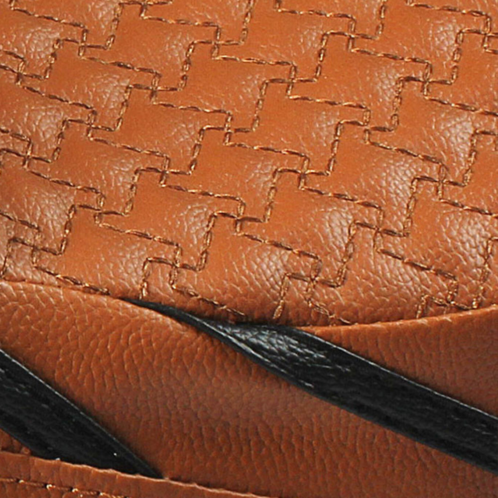 Rodeo Luxury Bike Seat Cover Tan with Black Side Detail