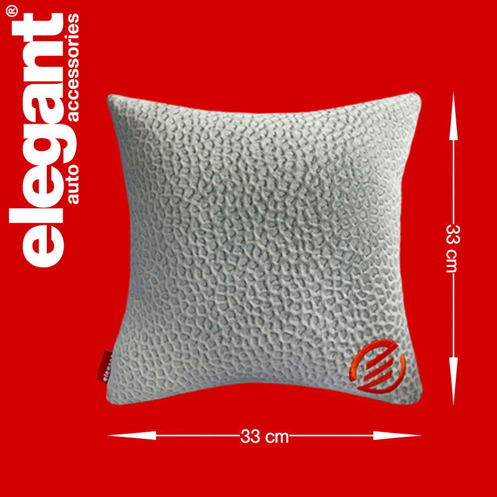 Elegant Comfy Velvet Cushion & Neck Rest Car Pillow CU12