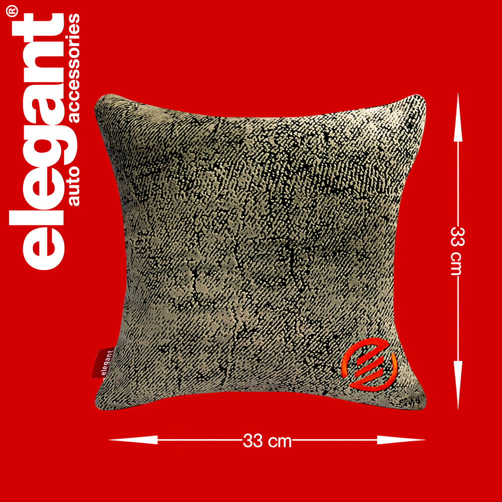 Elegant Comfy Velvet Cushion & Neck Rest Car Pillow CU13