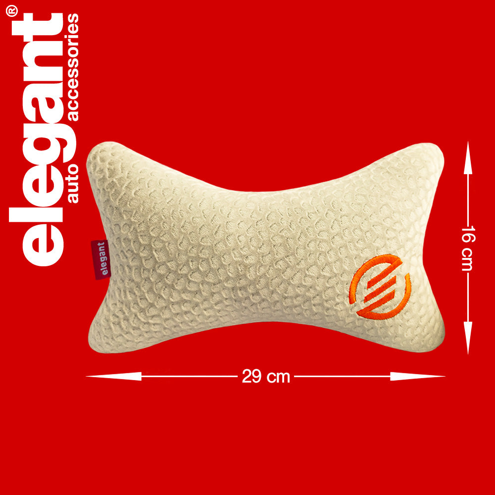 Elegant Comfy Velvet Cushion & Neck Rest Car Pillow CU12