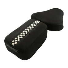 Gallop Style Twin Bike Seat Cover Black and White for Bullet