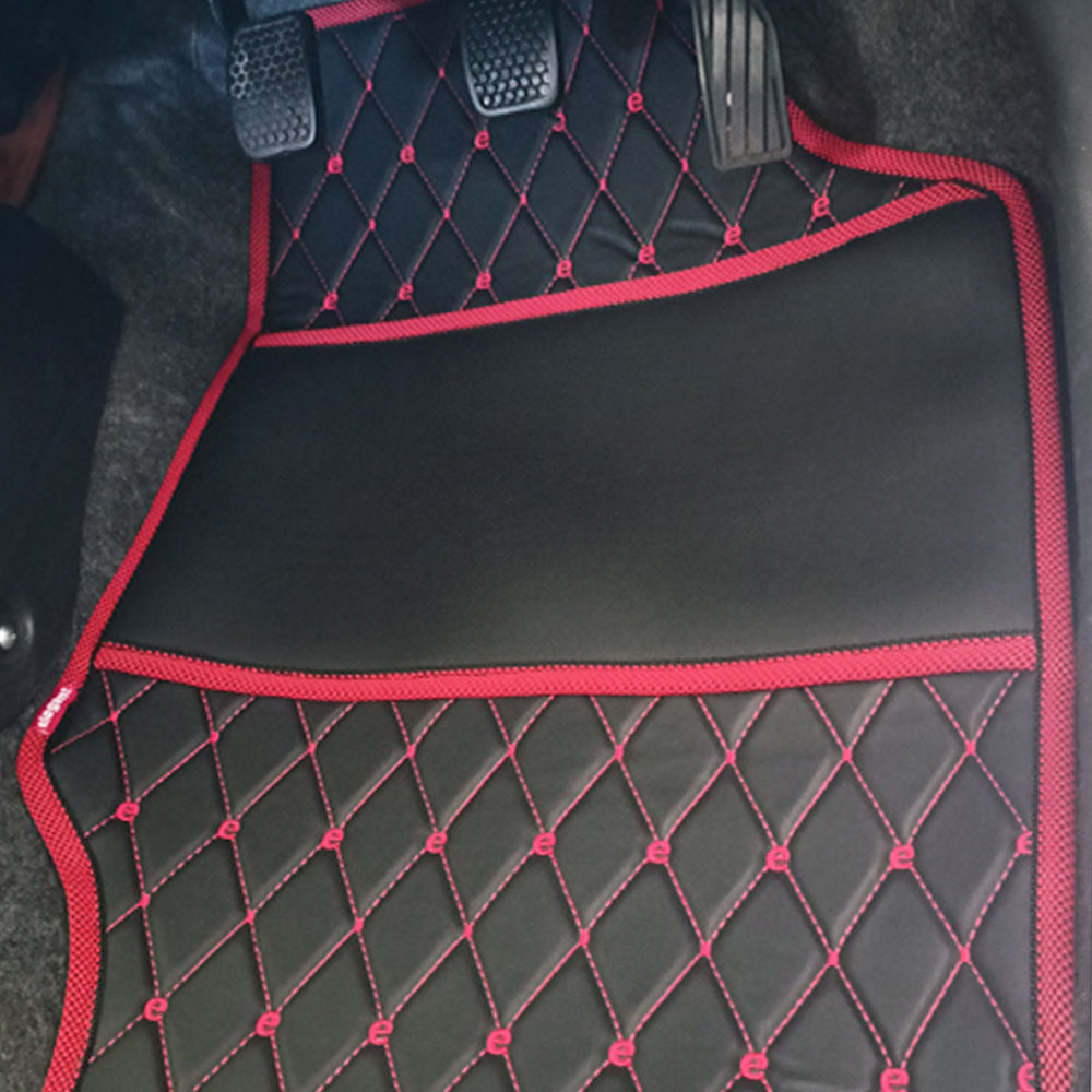 Luxury Leatherette Car Floor Mat For Mahindra XUV700 5 Seater Custom Made