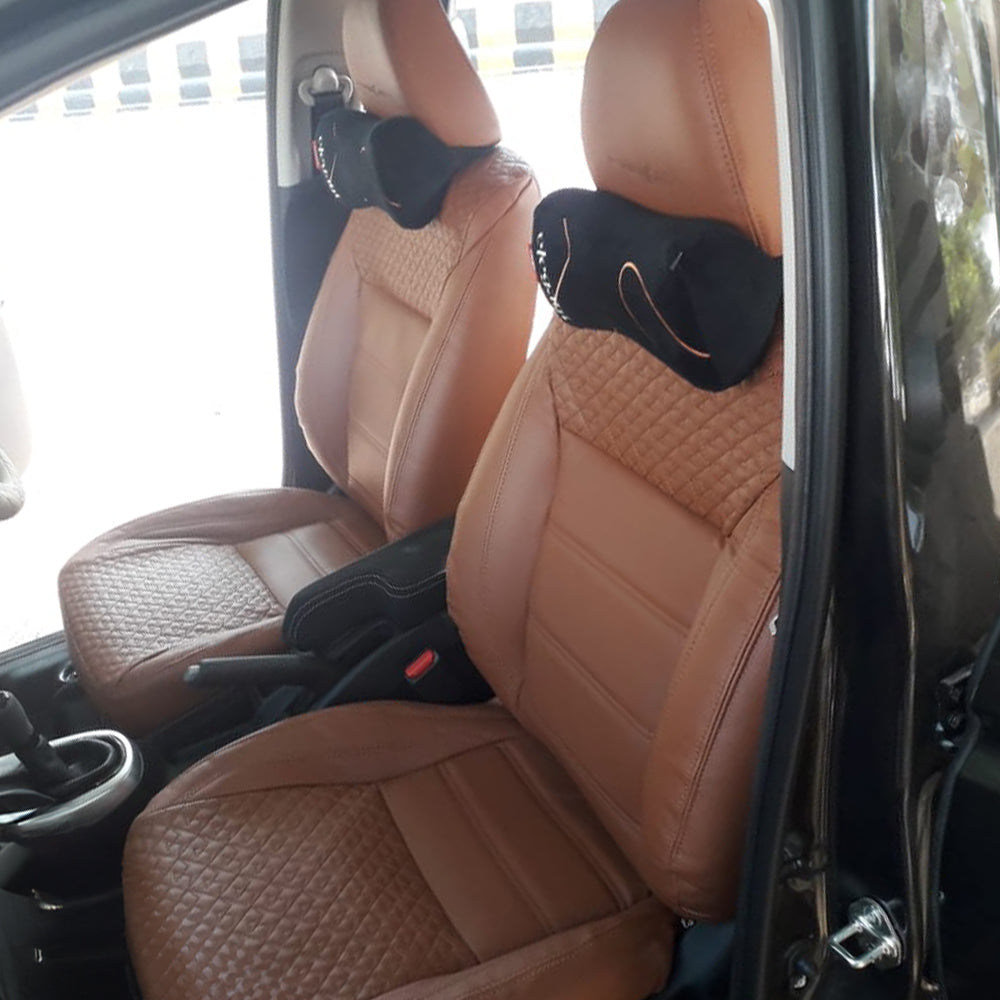 Galaxy Bucket Fit Art Leather Car Seat Cover For Kia Carens