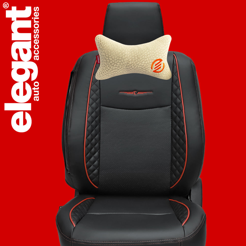 Elegant Comfy Velvet Cushion & Neck Rest Car Pillow CU12