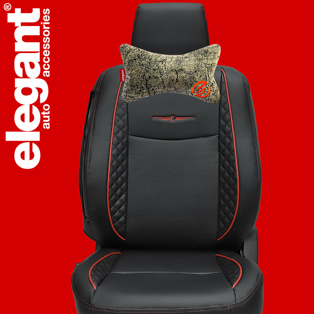 Elegant Comfy Velvet Cushion & Neck Rest Car Pillow CU13