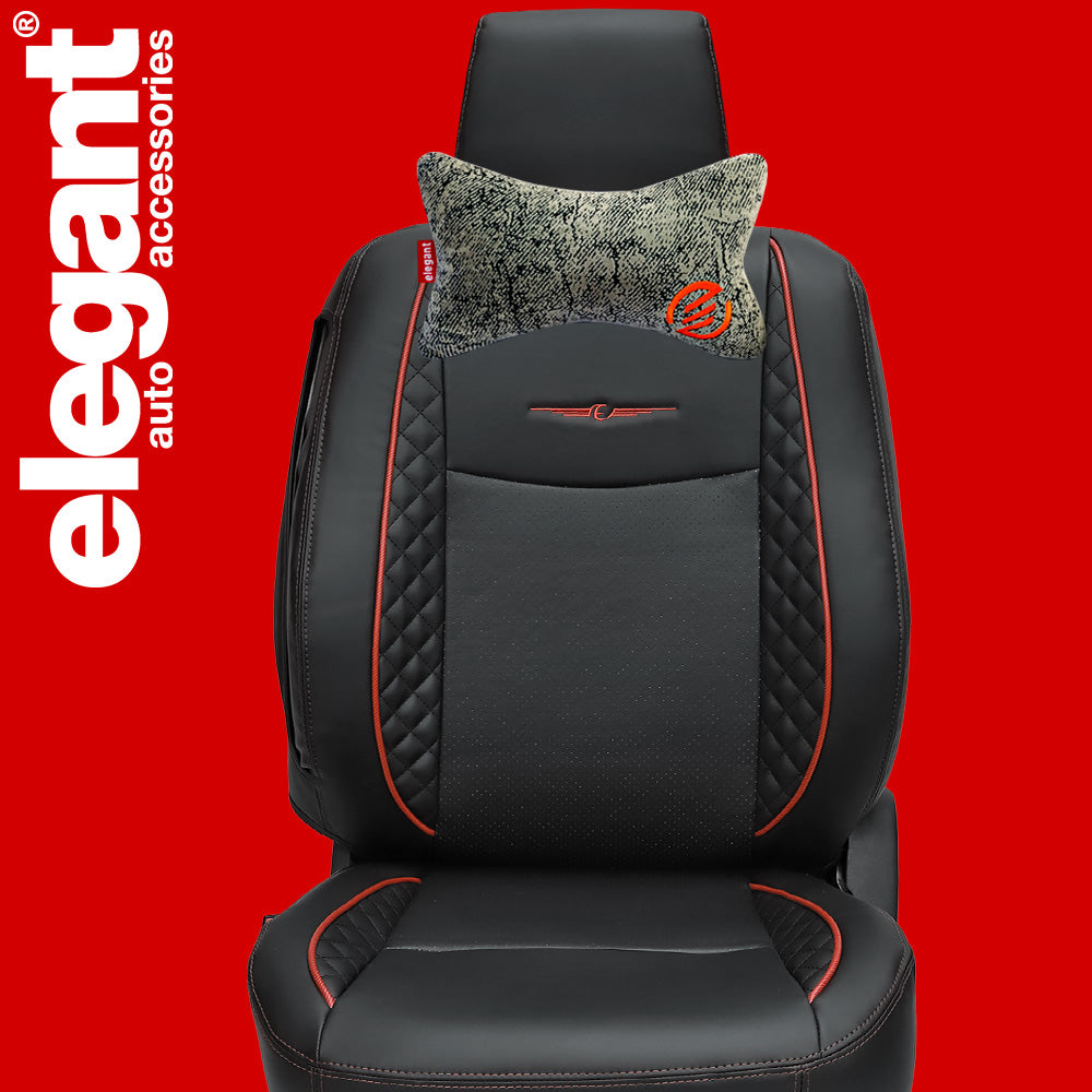 Elegant Comfy Velvet Cushion & Neck Rest Car Pillow CU13
