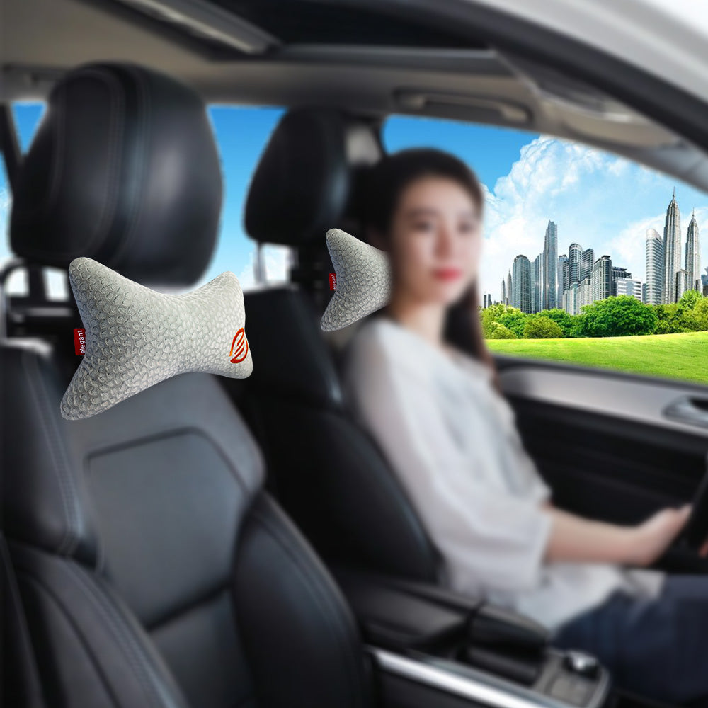 Elegant Comfy Velvet Cushion & Neck Rest Car Pillow CU12