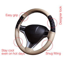 Load image into Gallery viewer, Car Steering Wheel Cover Beige
