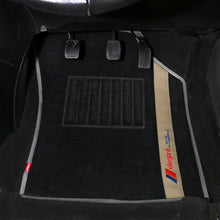 Sports Car Floor Mat For  Tata Nexon In Black-Beige