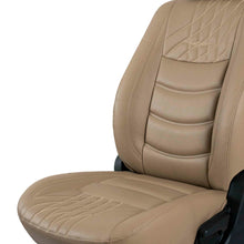 Colt Bucket Fit Art Leather Car Seat Cover For Maruti Brezza ( In Beige )