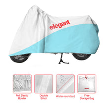 Load image into Gallery viewer, Elegant Body Cover WR White And Blue for Scooters
