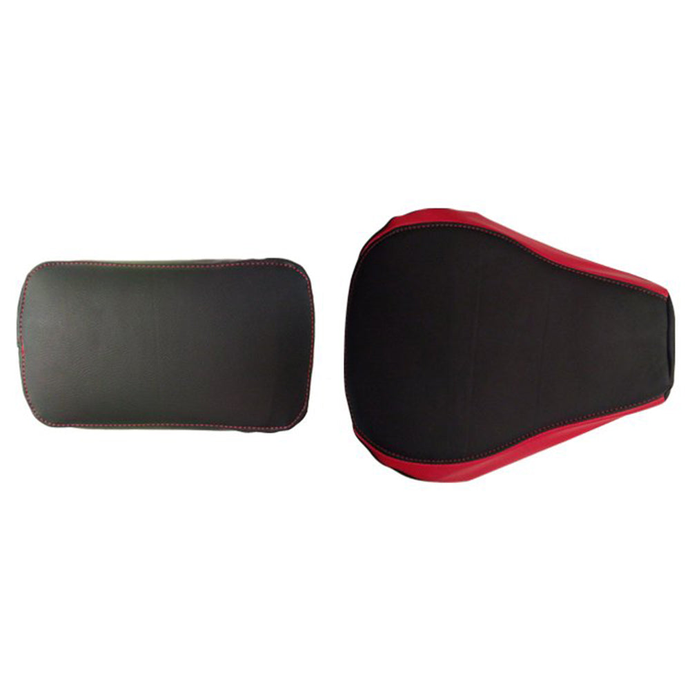 Uber Twin Bike Seat Cover Black and Red for Bullet