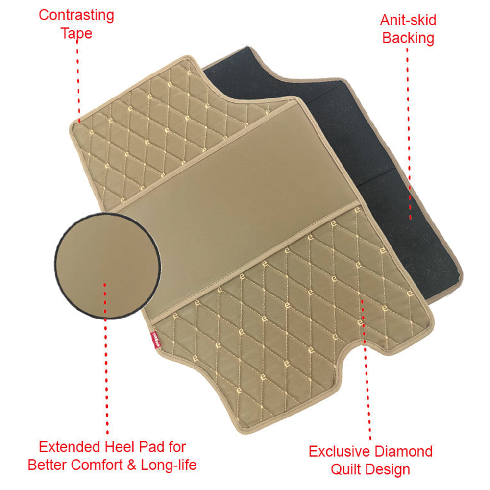 Luxury Leatherette Car Floor Mat For Honda Mobilio Custom Fit