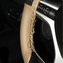 Car Steering Wheel Cover Beige