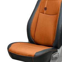 Load image into Gallery viewer, Venti 1 Duo Perforated Art Leather Car Seat Cover Tan For Toyota Innova Crysta
