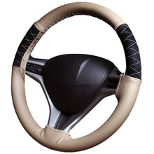 Load image into Gallery viewer, Car Steering Wheel Cover Beige
