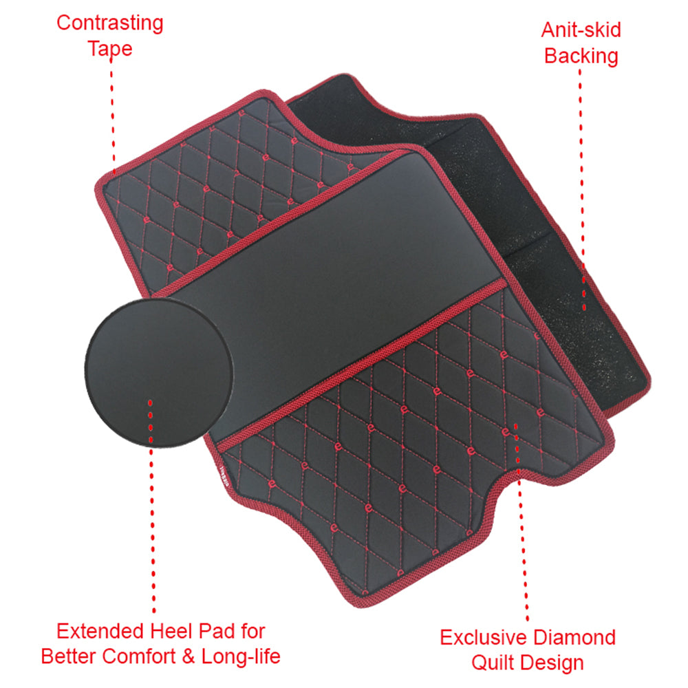 Luxury Leatherette Elegant Car Floor Mat For Mahindra XUV700 5 Seater
