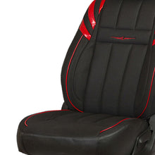Load image into Gallery viewer, Fresco Sportz Bucket Fabric Car Seat Cover Black and Red
