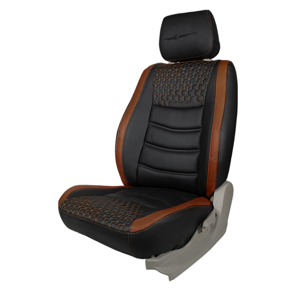 Prism Bucket Fit Art Leather Car Seat Cover For Maruti Brezza