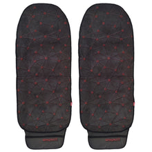Load image into Gallery viewer, Space CoolPad Full Car Seat Cushion Black and Red (Set of 2)
