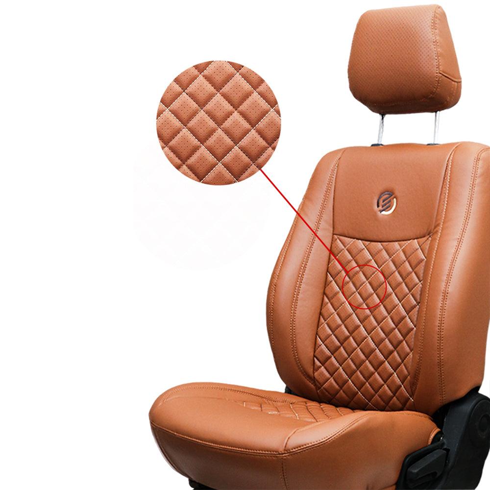 Venti 3 Perforated Art Leather Car Seat Cover For MG HectorNear Me