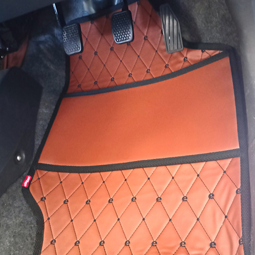 Luxury Leatherette Car Floor Mat For Honda Mobilio Custom Made