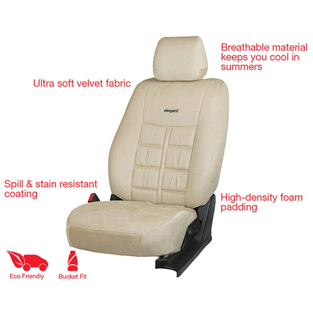 Emperor Velvet Fabric Car Seat Cover For Tata Altroz
