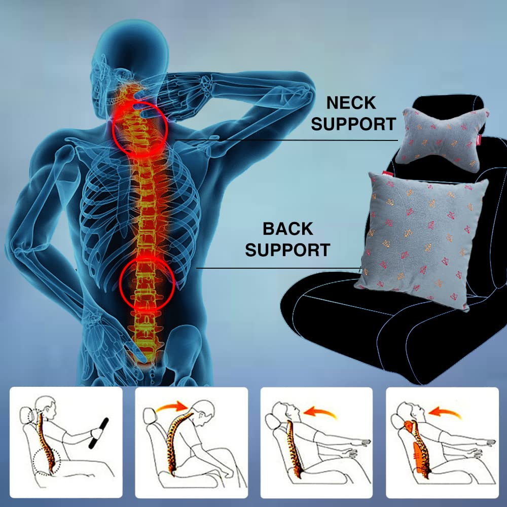 Elegant Car Comfy Pillow And Neck Rest Fly | Elegant Auto Retail