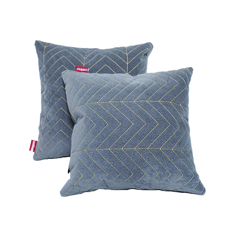 Elegant Comfy Cushion Pillow Line Design Set of 2 CU09 | Elegant Auto Retail