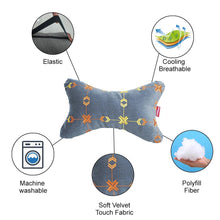 Elegant Comfy Car Neck Rest Pillow Square Design Set of 2 CU10 | Elegant Auto Retail