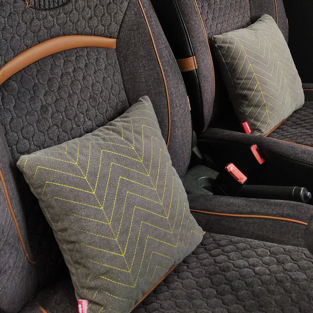 Elegant Comfy Cushion Pillow Line Design Set of 2 CU09 | Elegant Auto Retail