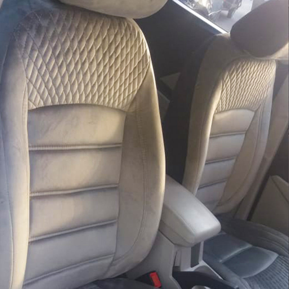 Veloba Crescent Velvet Fabric Car Seat Cover For Skoda Rapid