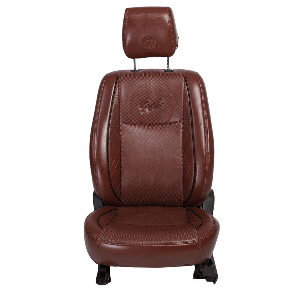 Posh Vegan Leather Car Seat Cover For Toyota Fortuner Online Elegant