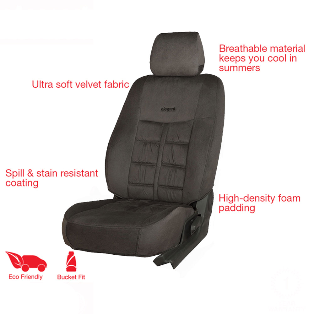 Emperor Velvet Fabric Car Seat Cover For Tata Altroz
