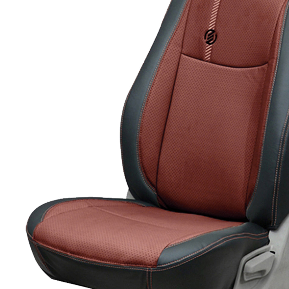 Venti 1 Duo Perforated Art Leather Car Seat Cover For Maruti XL6 in India | Elegant Auto Retail