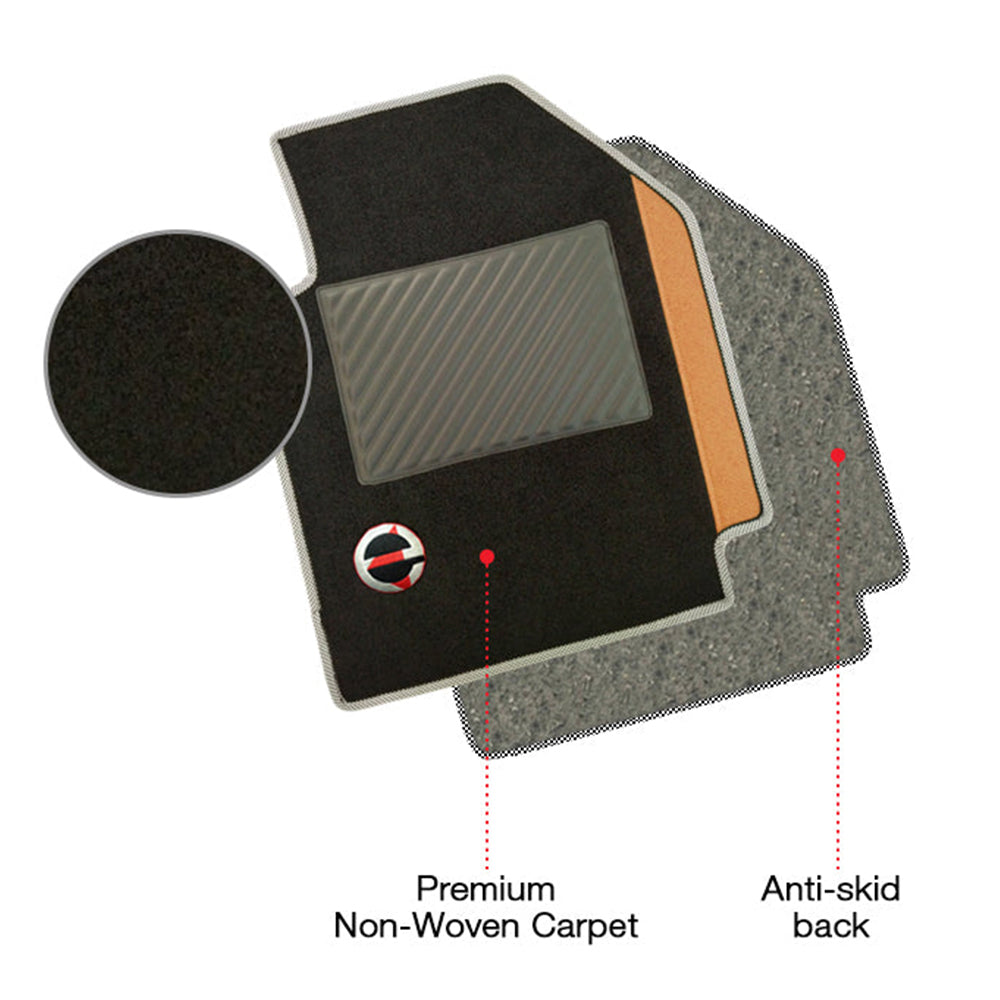 Duo Carpet Car Floor Mat For Tata Harrier Custom Made