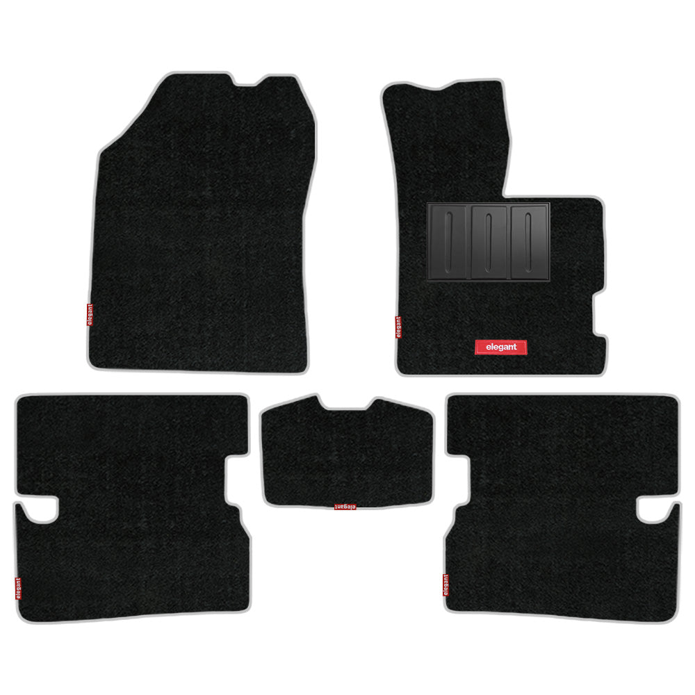 Duo Carpet Car Floor Mat For Honda Amaze - Black Black | Elegant Auto Retail
