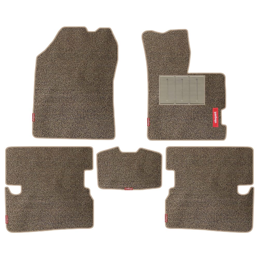 Spike Car Floor Mat for Honda Amaze - Beige | Elegant Auto Retail