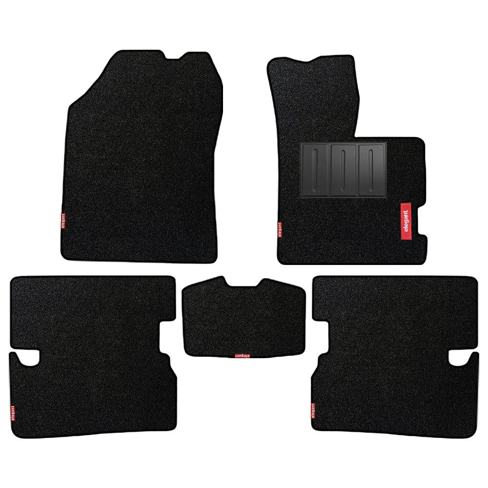 Spike Car Floor Mat for Honda Amaze - Black | Elegant Auto Retail